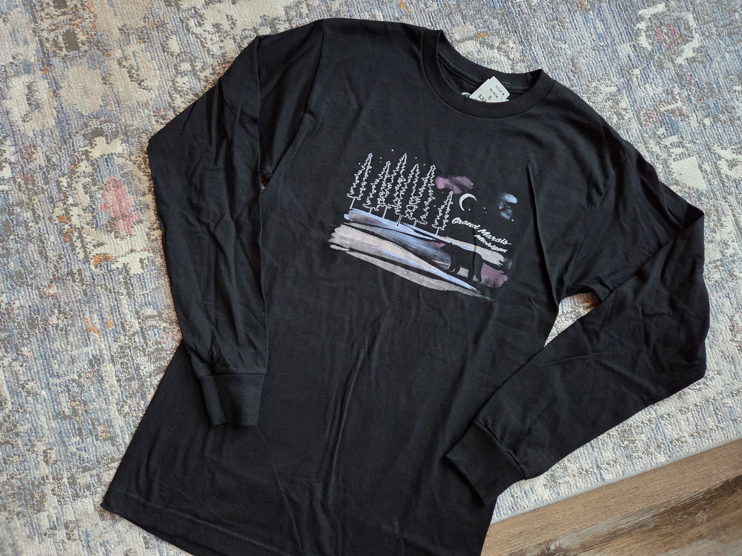 Black bear long sleeve t shirt