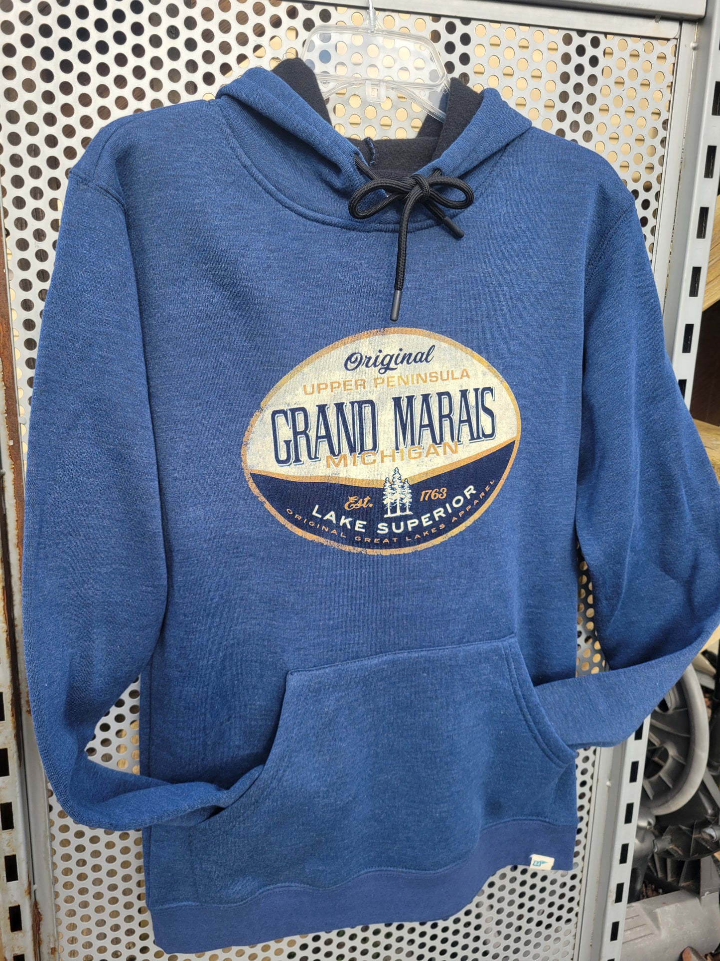 Blue 84 Indigo blue hoodie
