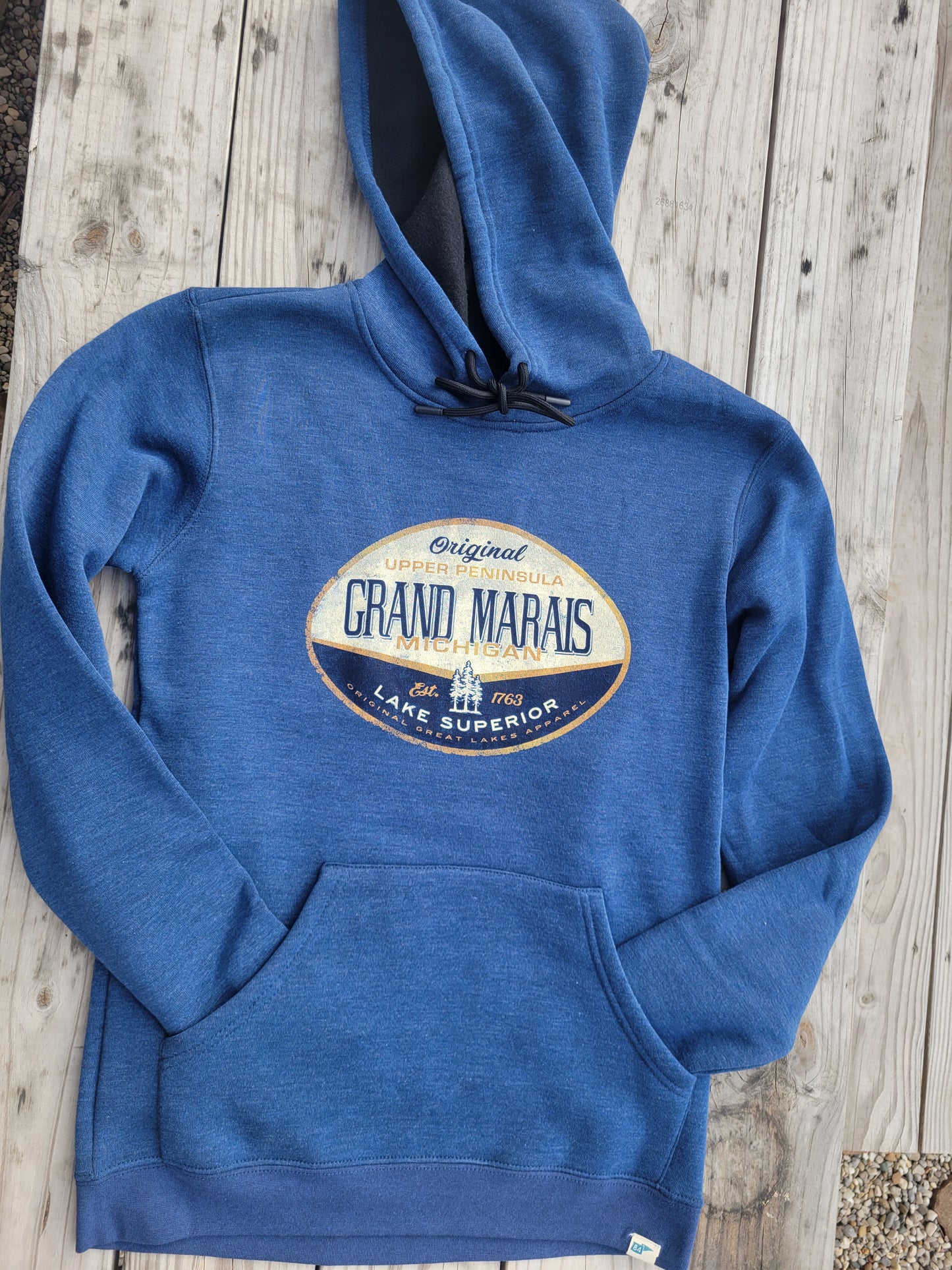 Blue 84 Indigo blue hoodie
