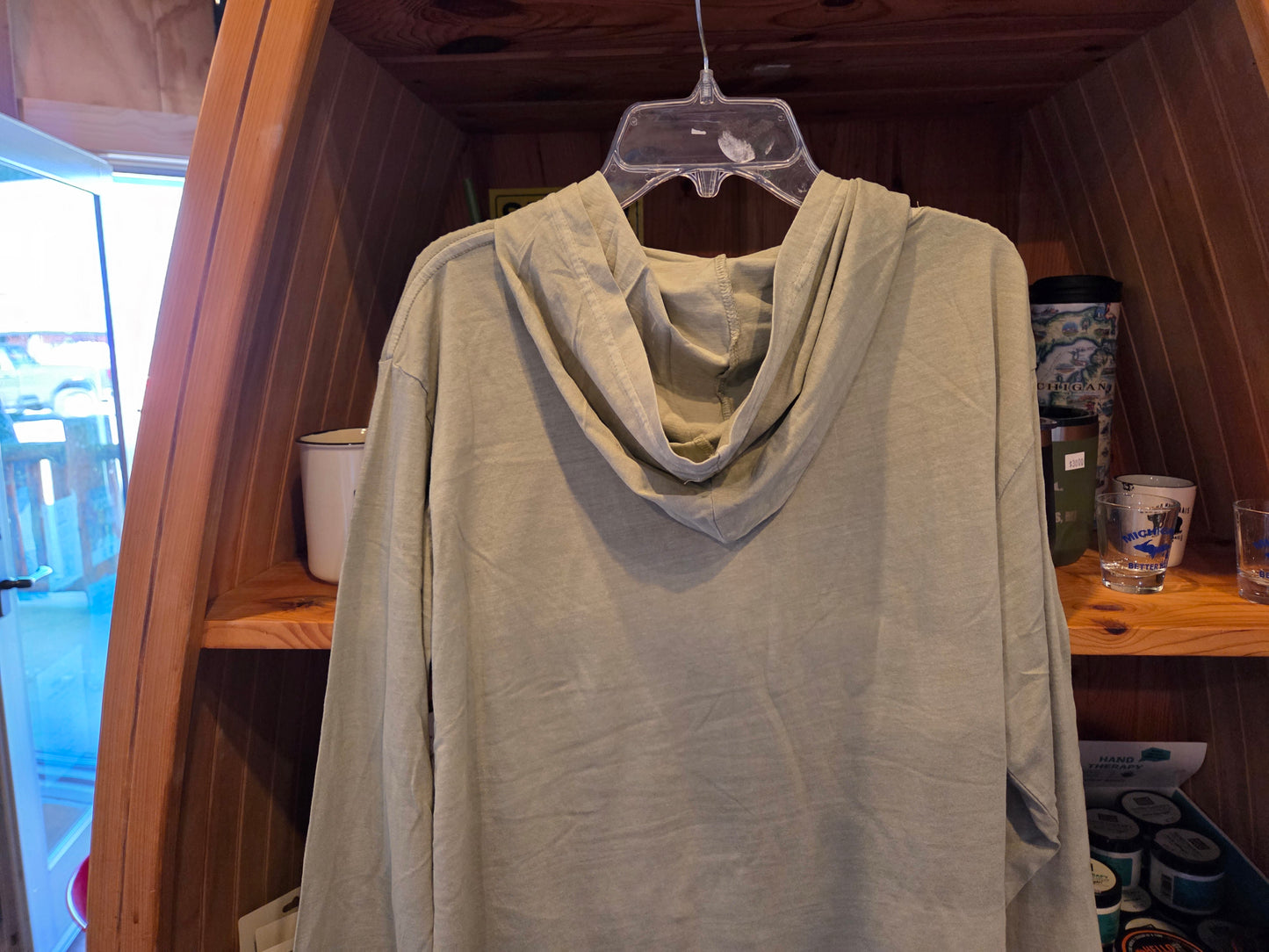 Apex long sleeve hooded shirt