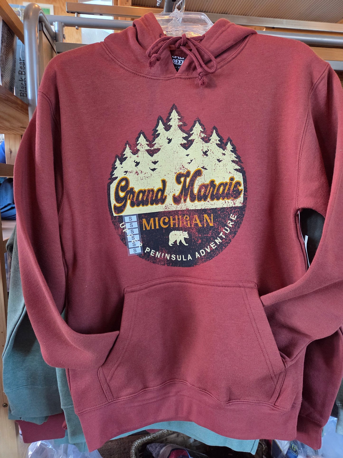 pullover hoodie - copper or pine