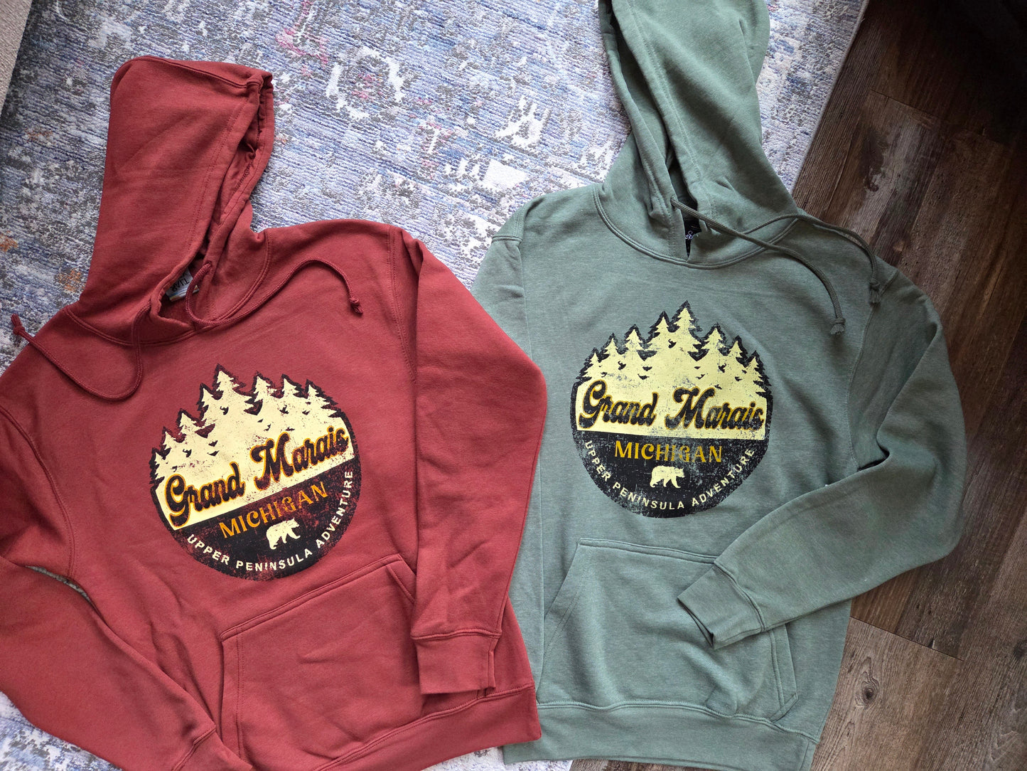 pullover hoodie - copper or pine