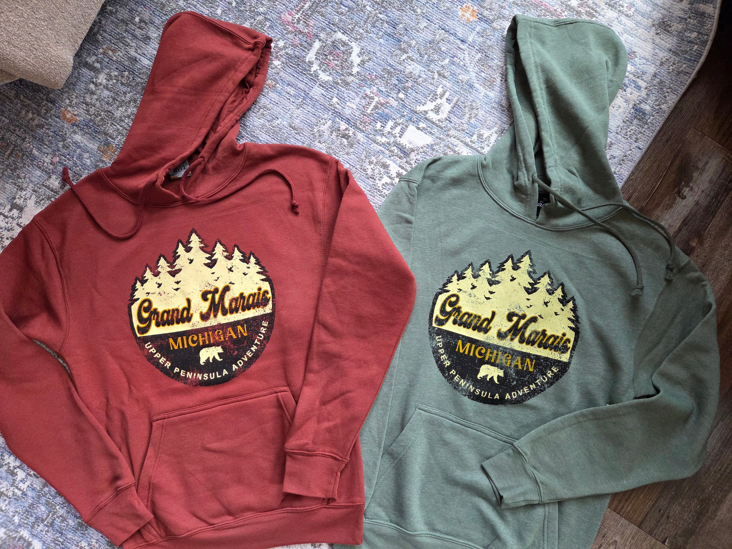 pullover hoodie - copper or pine