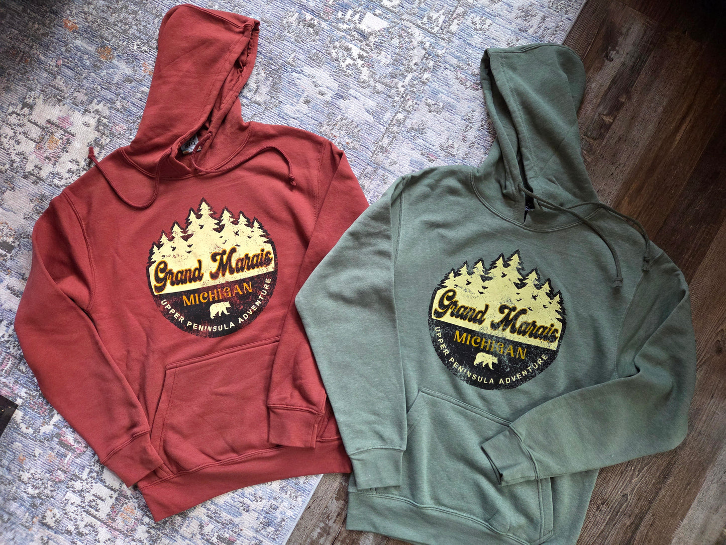 pullover hoodie - copper or pine