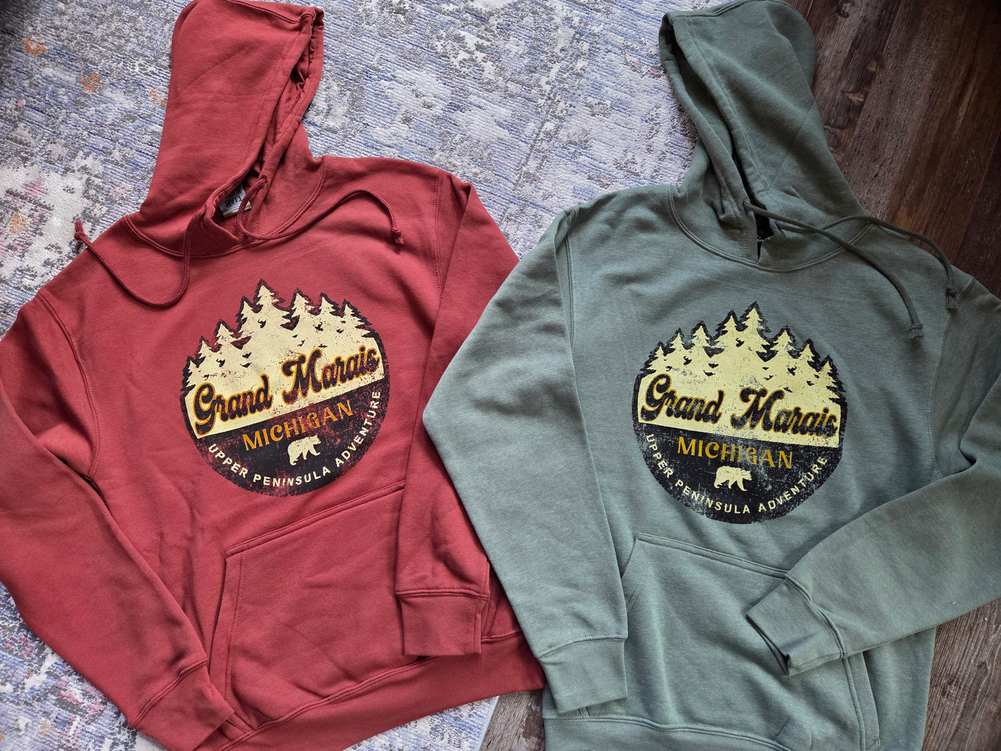 pullover hoodie - copper or pine