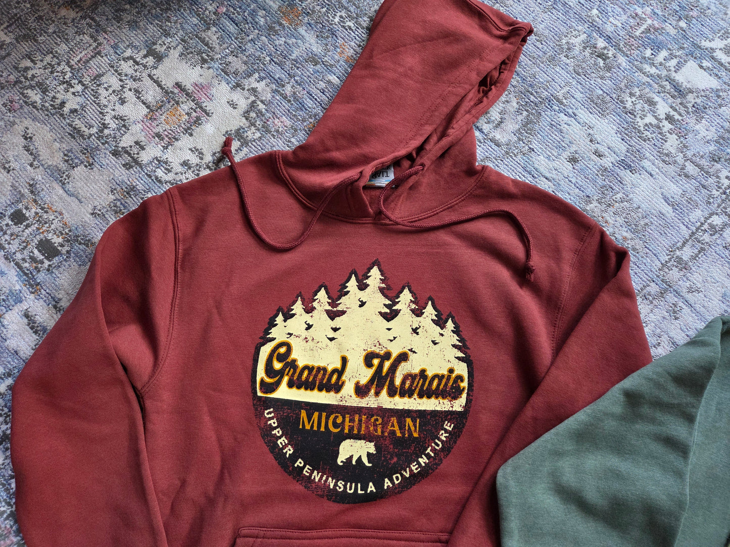 pullover hoodie - copper or pine