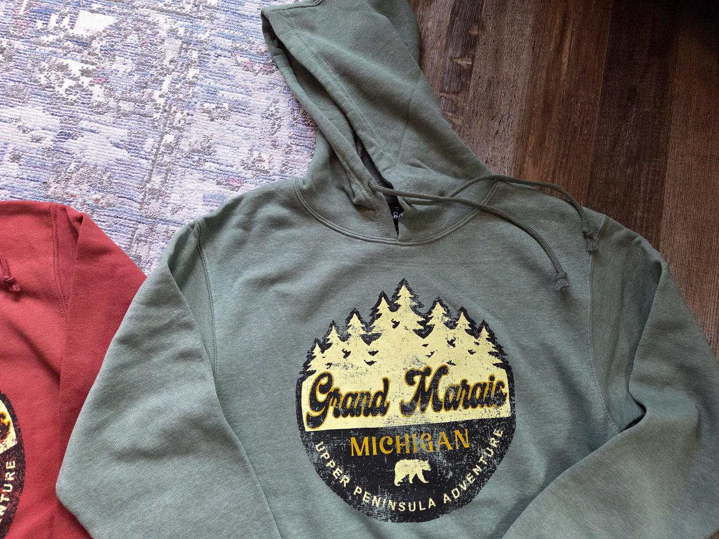 pullover hoodie - copper or pine