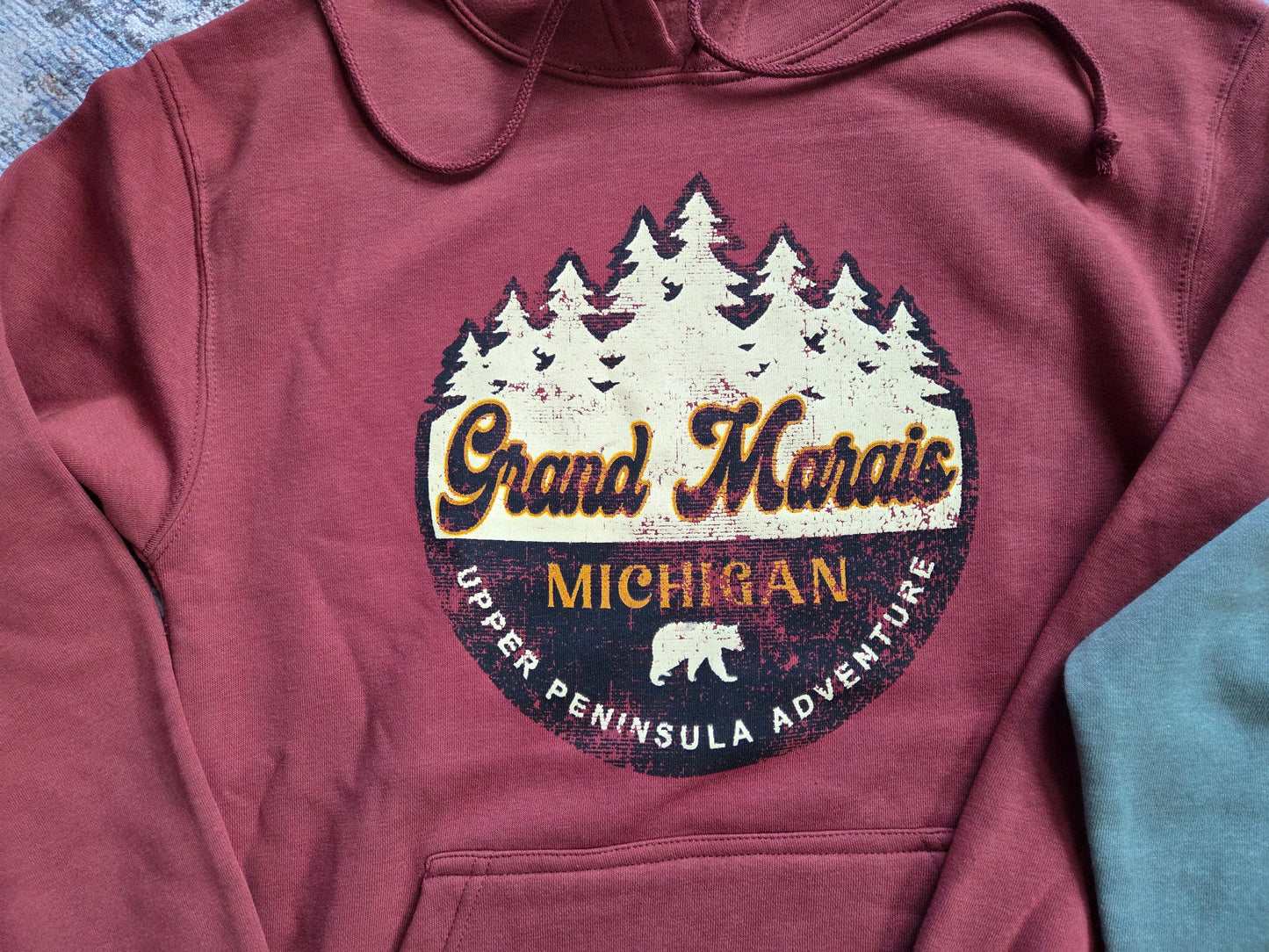 pullover hoodie - copper or pine