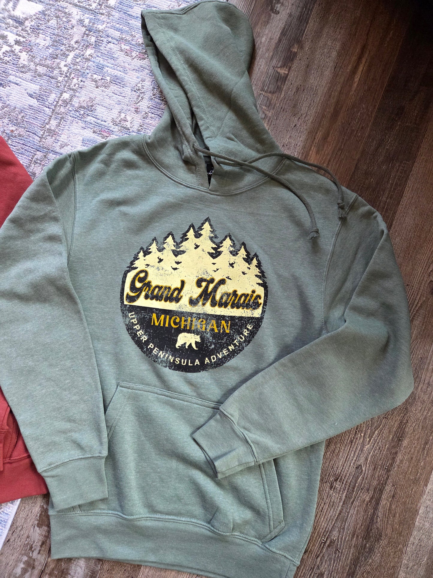 pullover hoodie - copper or pine
