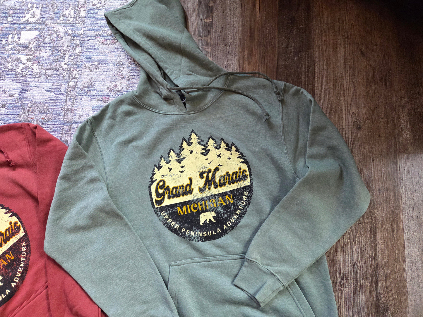 pullover hoodie - copper or pine