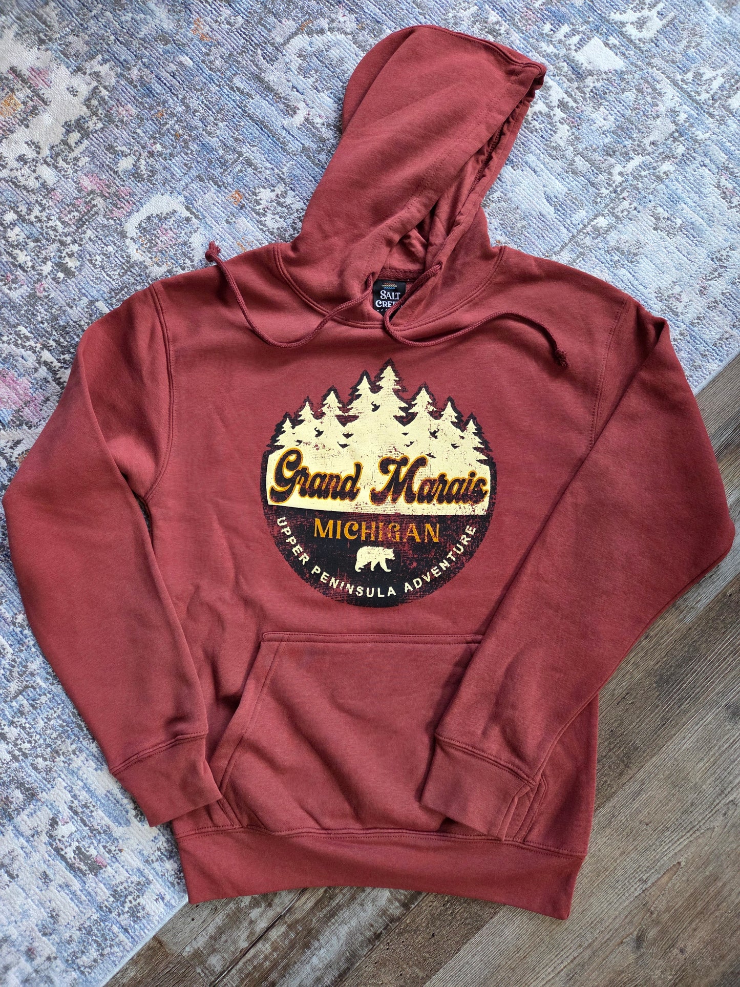 pullover hoodie - copper or pine