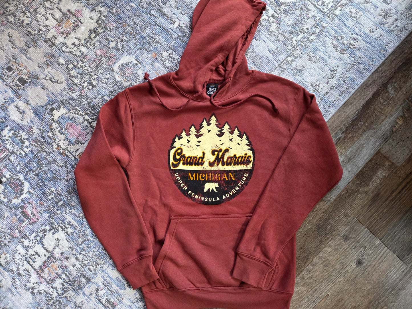 pullover hoodie - copper or pine