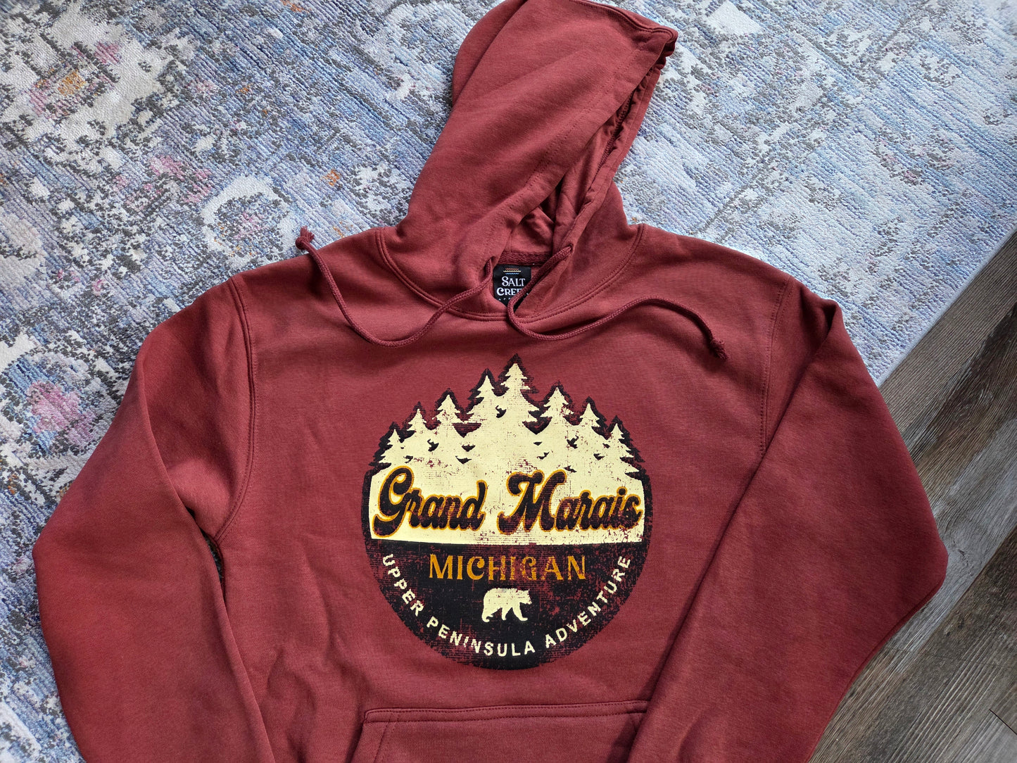 pullover hoodie - copper or pine