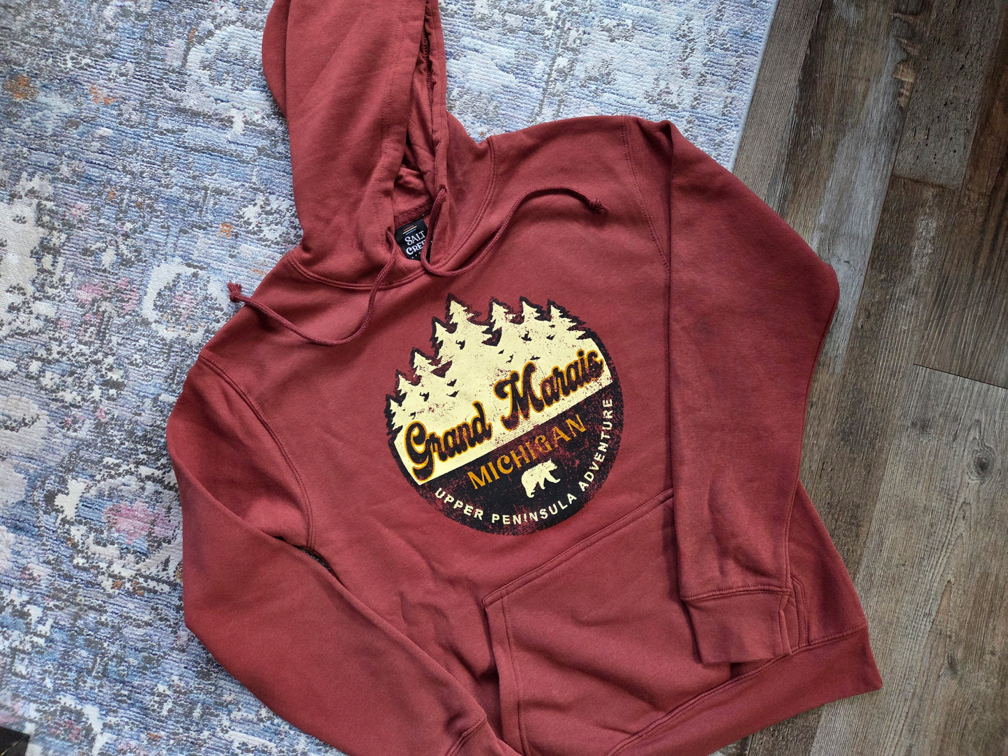 pullover hoodie - copper or pine
