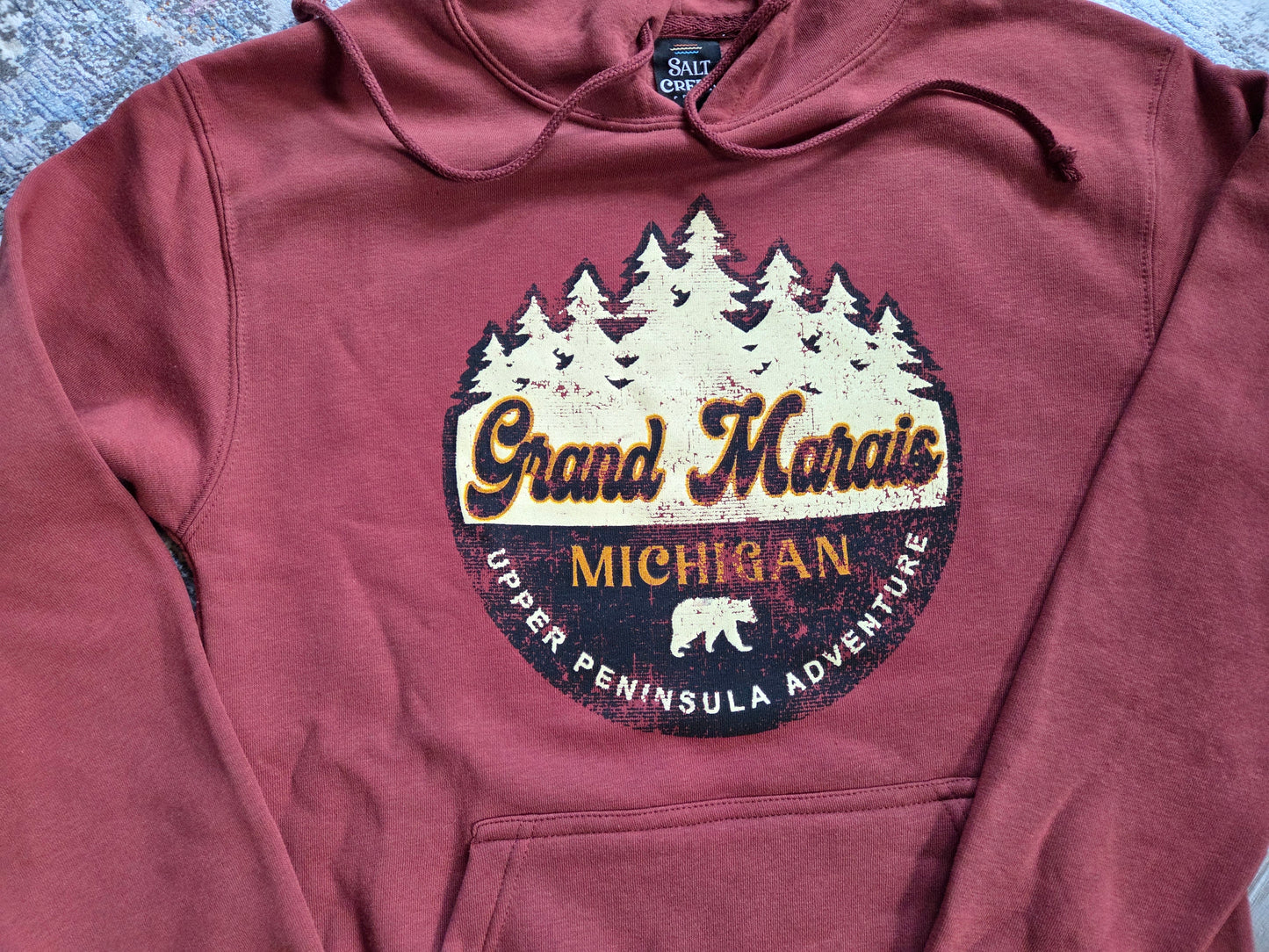 pullover hoodie - copper or pine