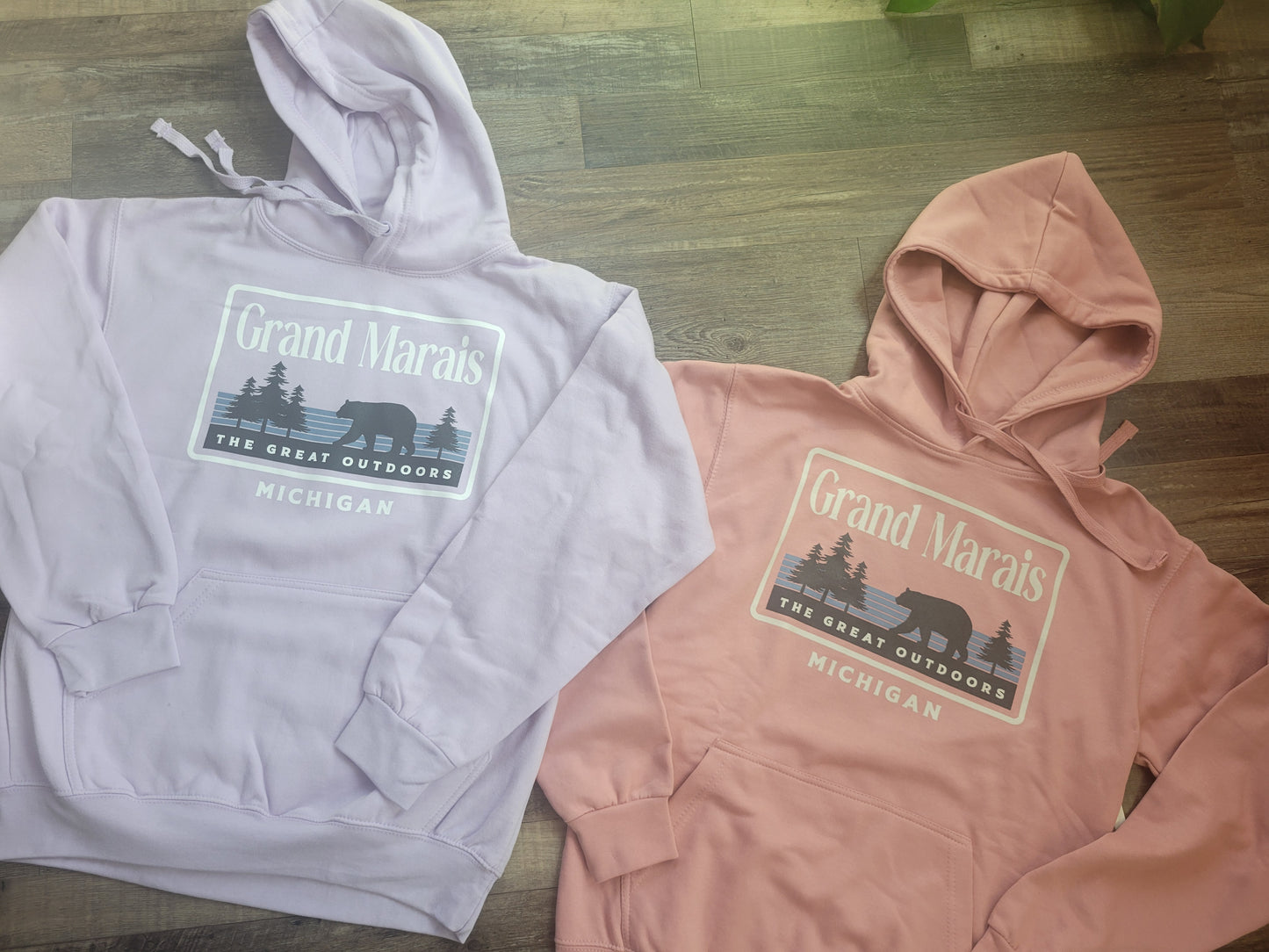 Adult Great Outdoors hoodie - pink or lilac