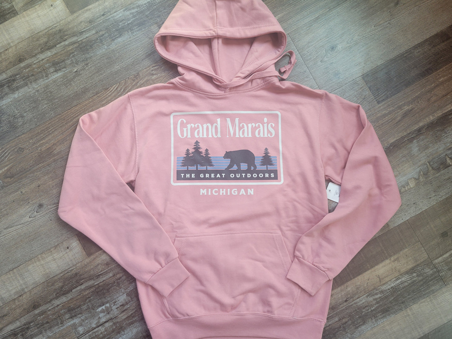 Adult Great Outdoors hoodie - pink or lilac