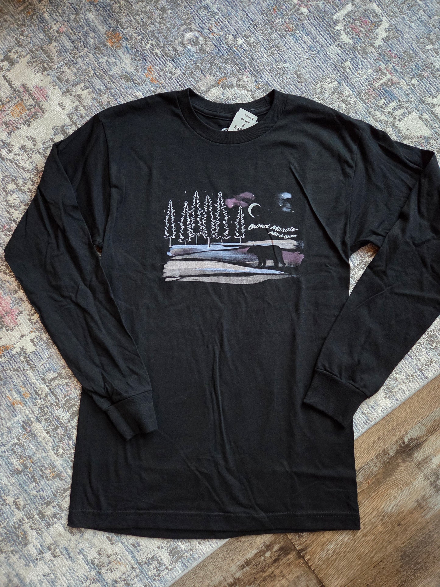Black bear long sleeve t shirt