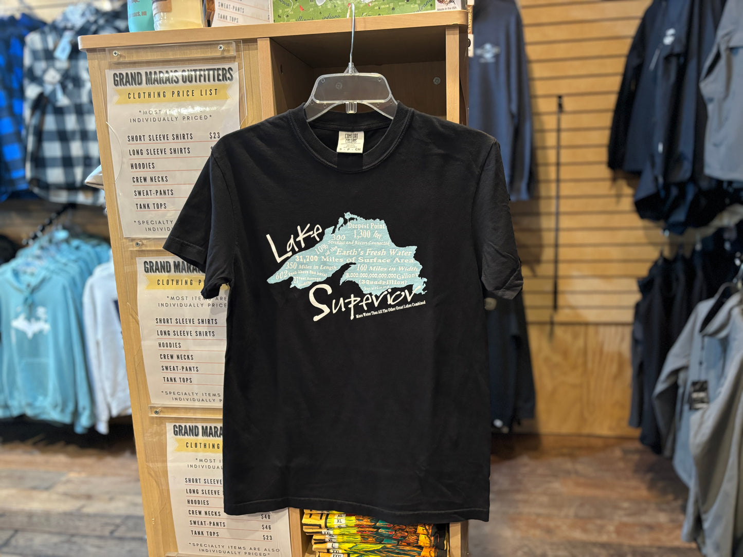 Lake Superior facts short sleeve