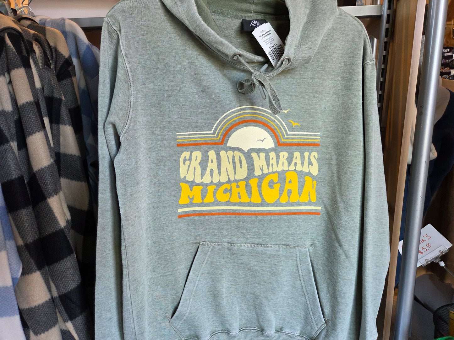 Groovy burnout wash hoodie