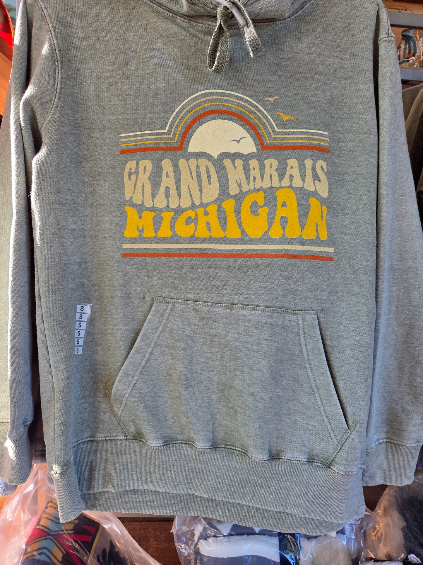 Groovy burnout wash hoodie