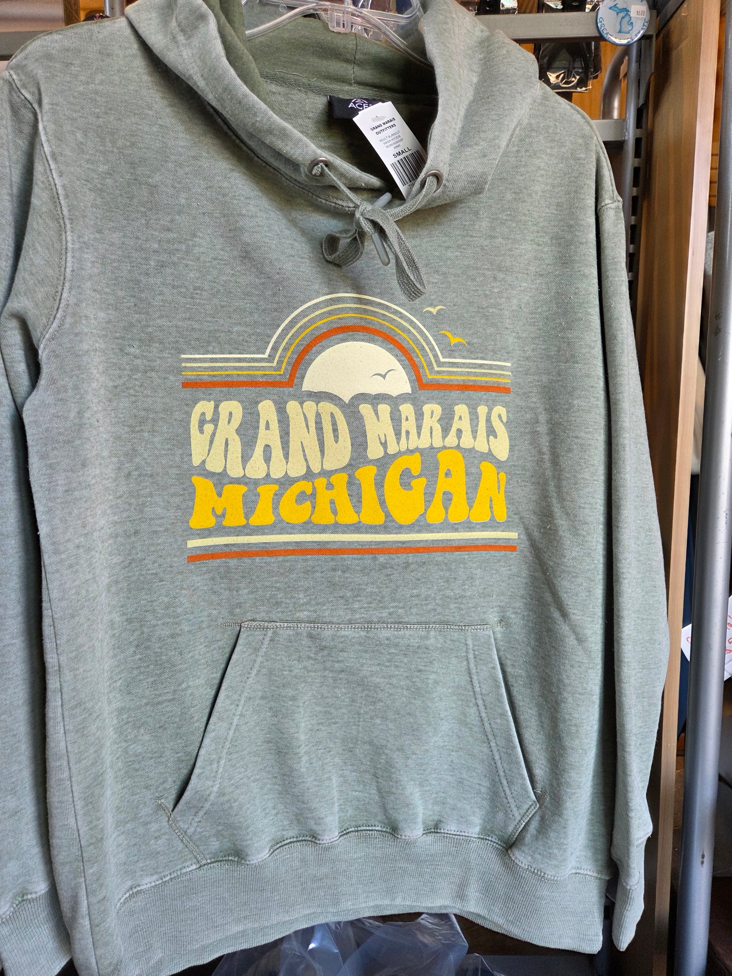 Groovy burnout wash hoodie
