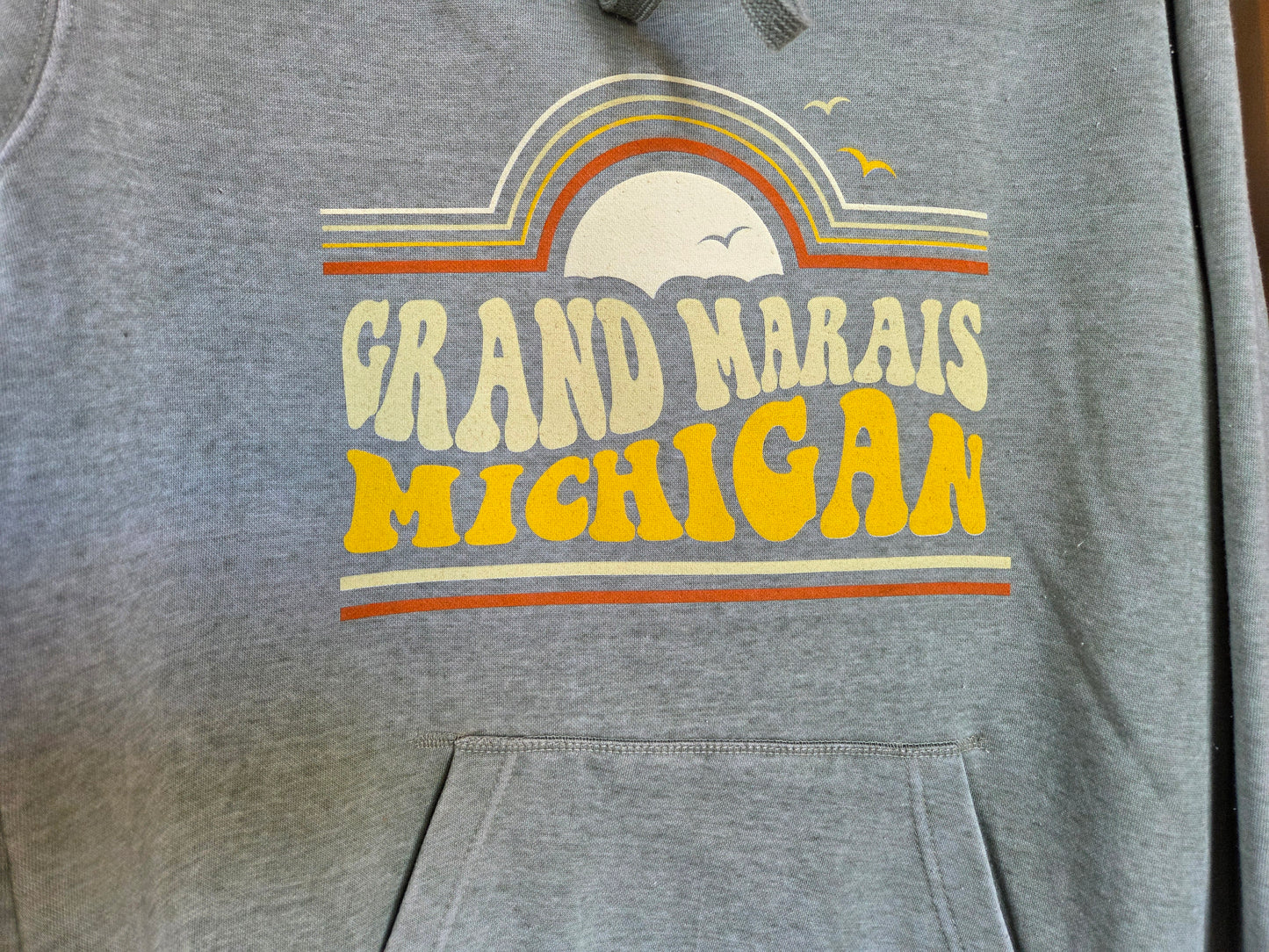 Groovy burnout wash hoodie