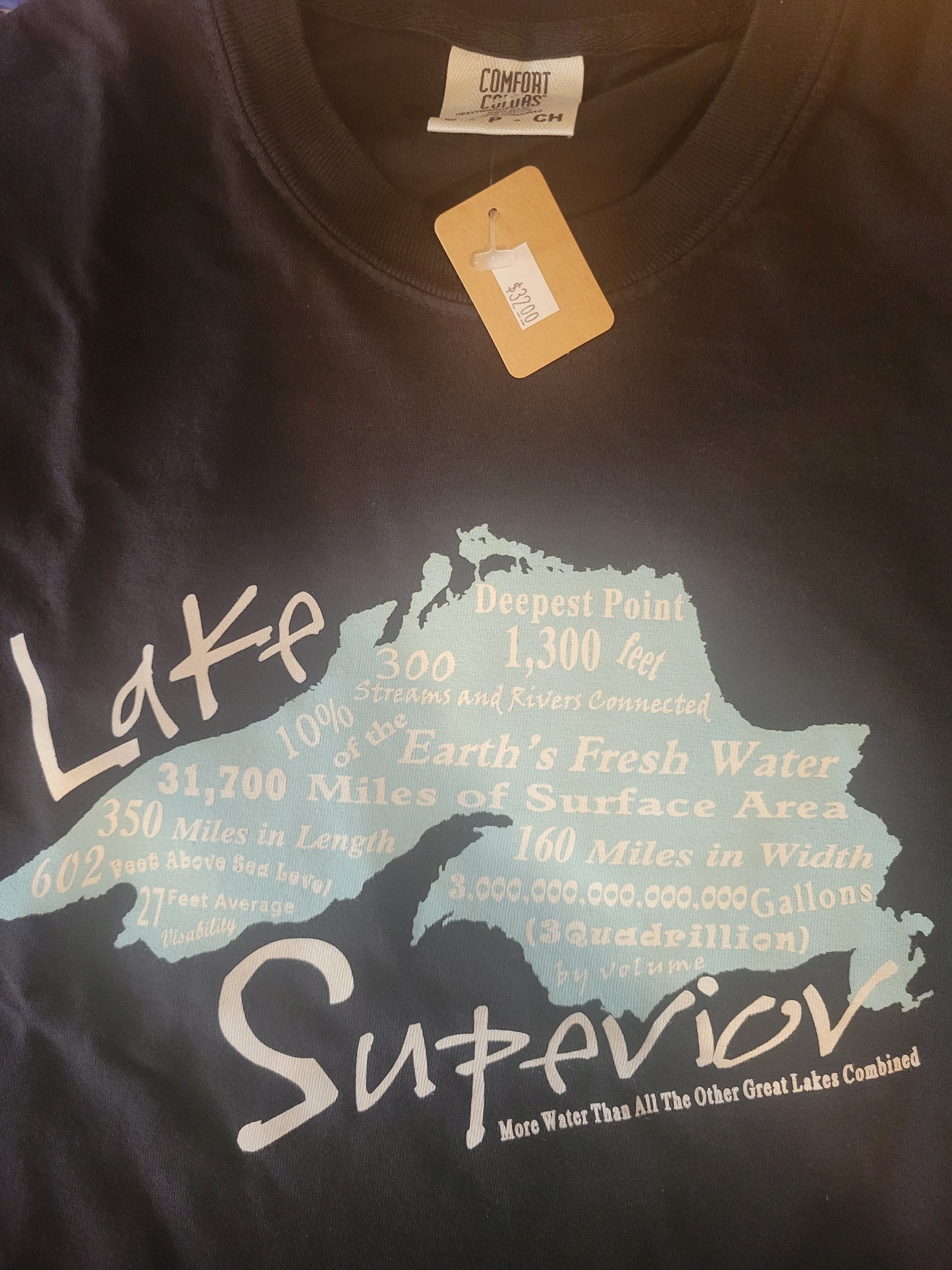 Lake Superior facts short sleeve