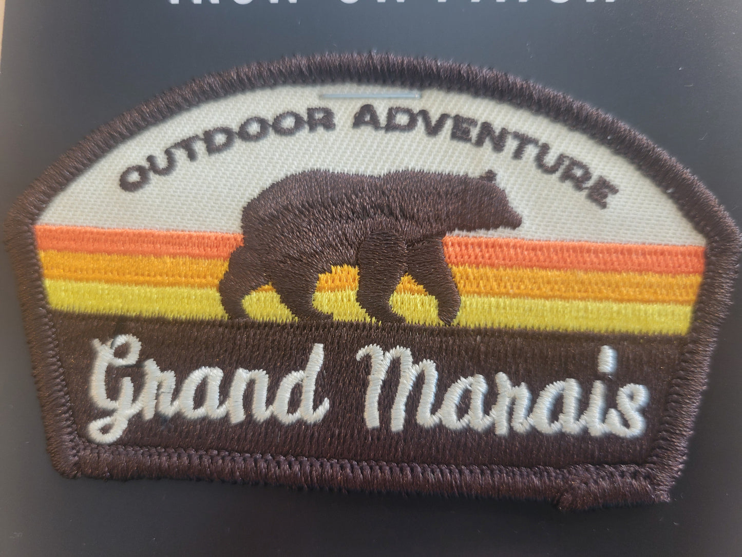 Embroidered patches Grand Marais