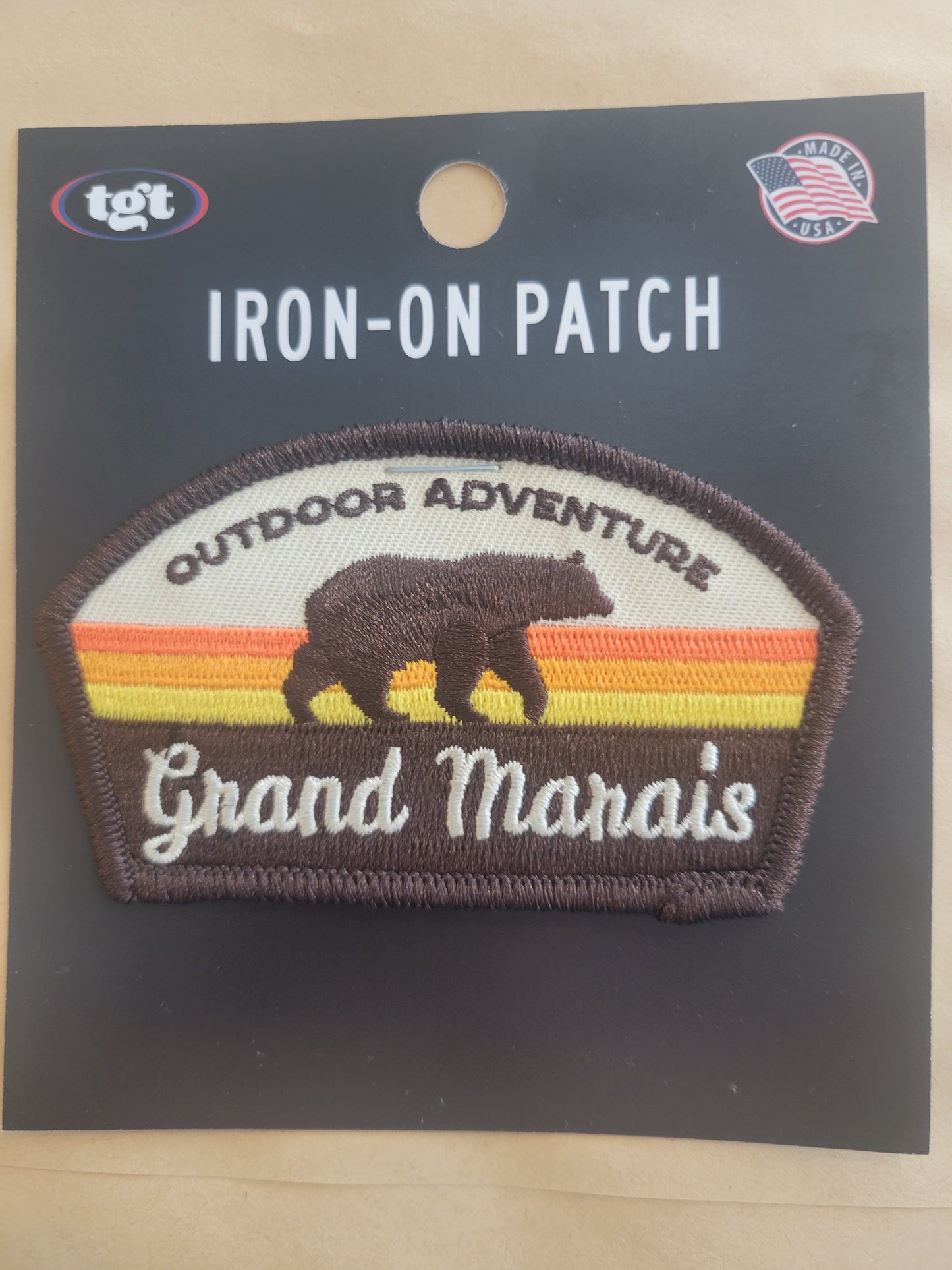 Embroidered patches Grand Marais