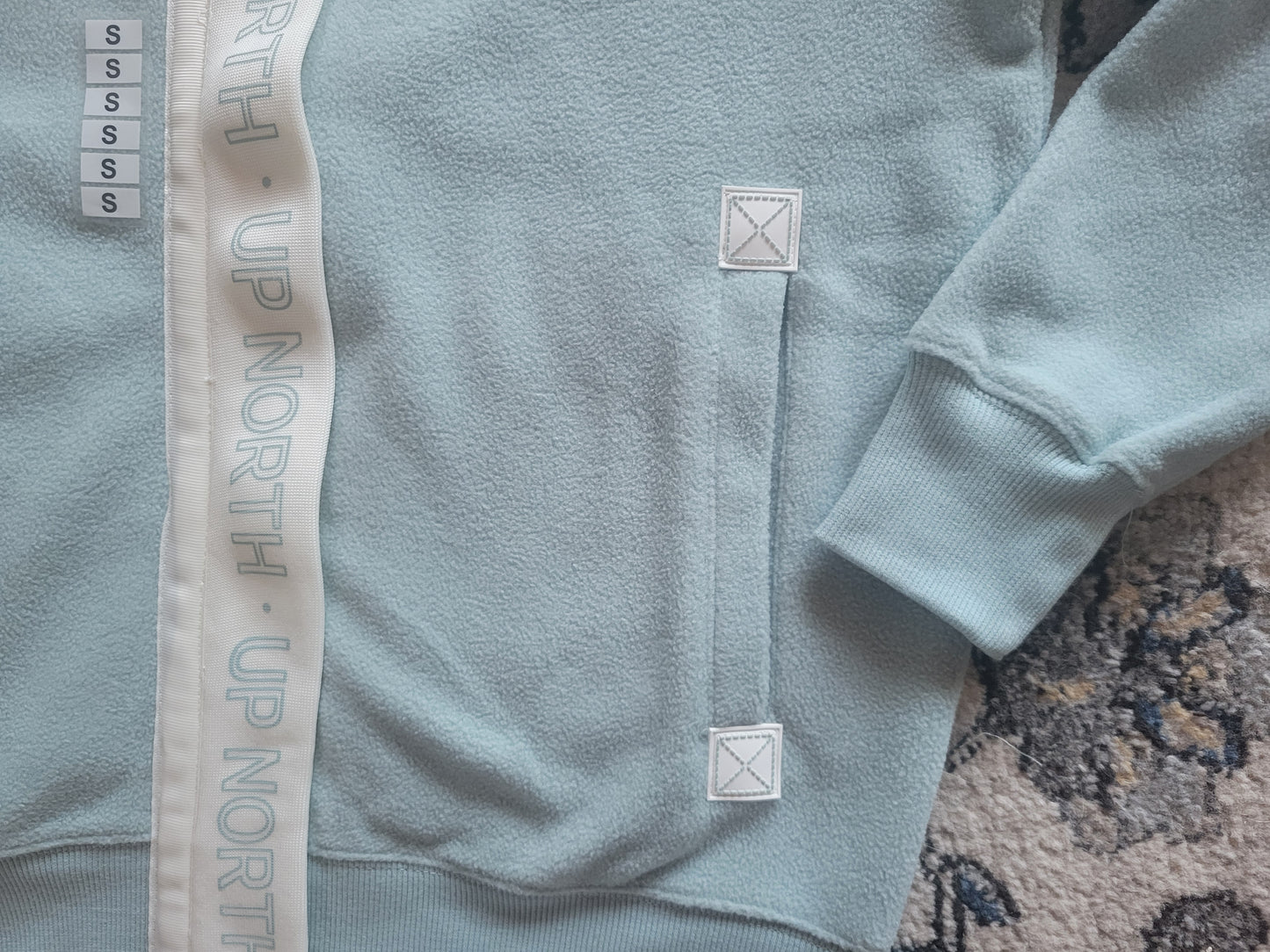 Ladies full zip hooded jacket - sage