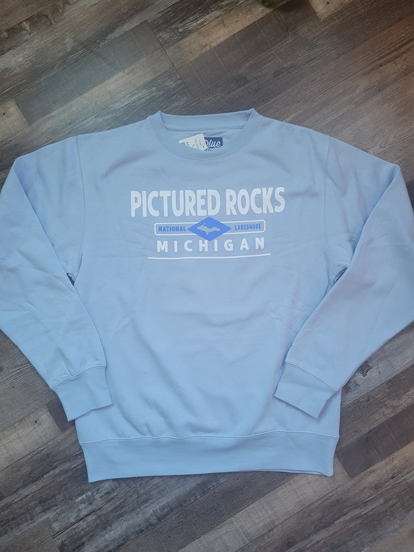 crew sweatshirt - light blue or pistachio green color