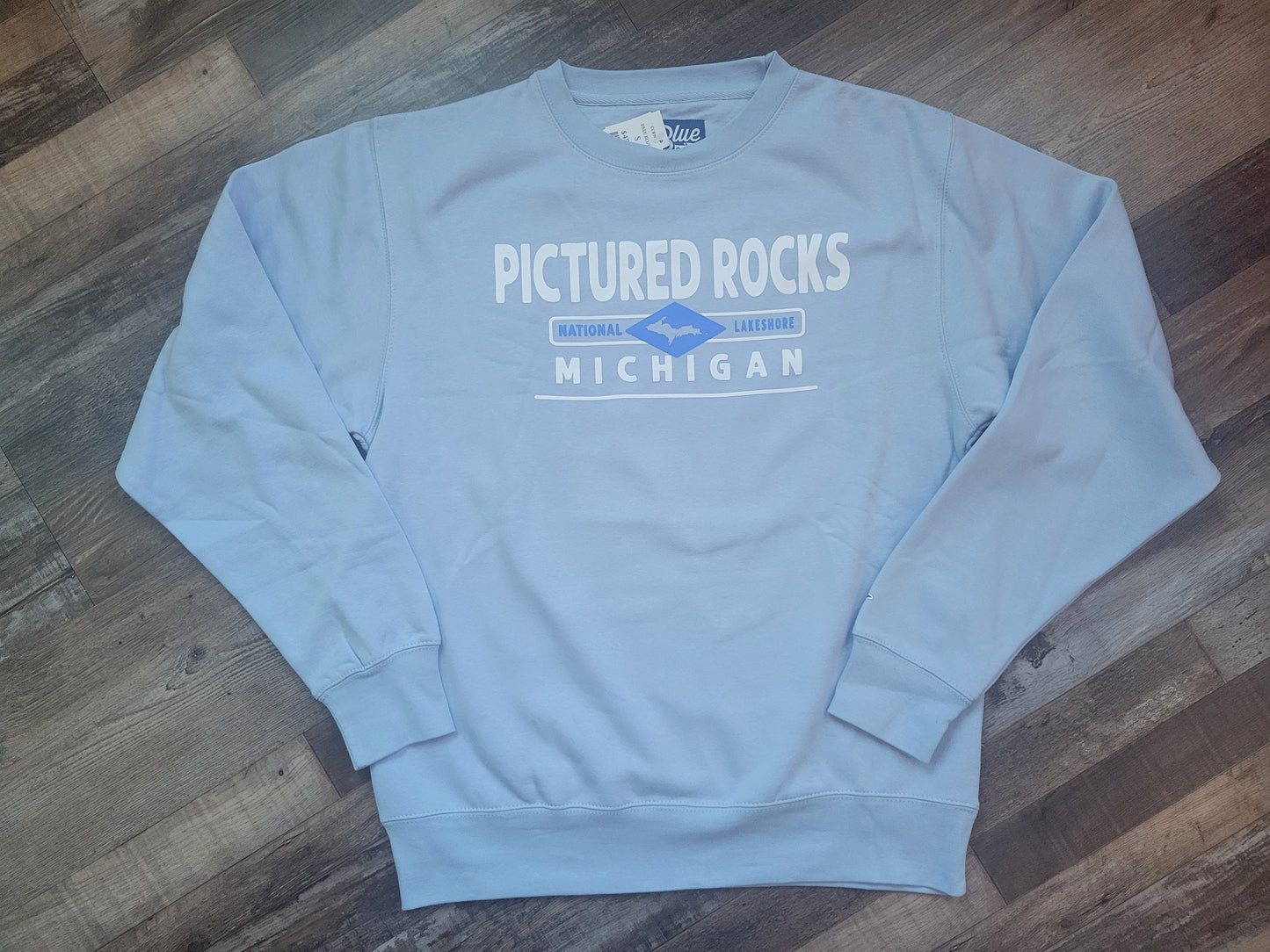 crew sweatshirt - light blue or pistachio green color