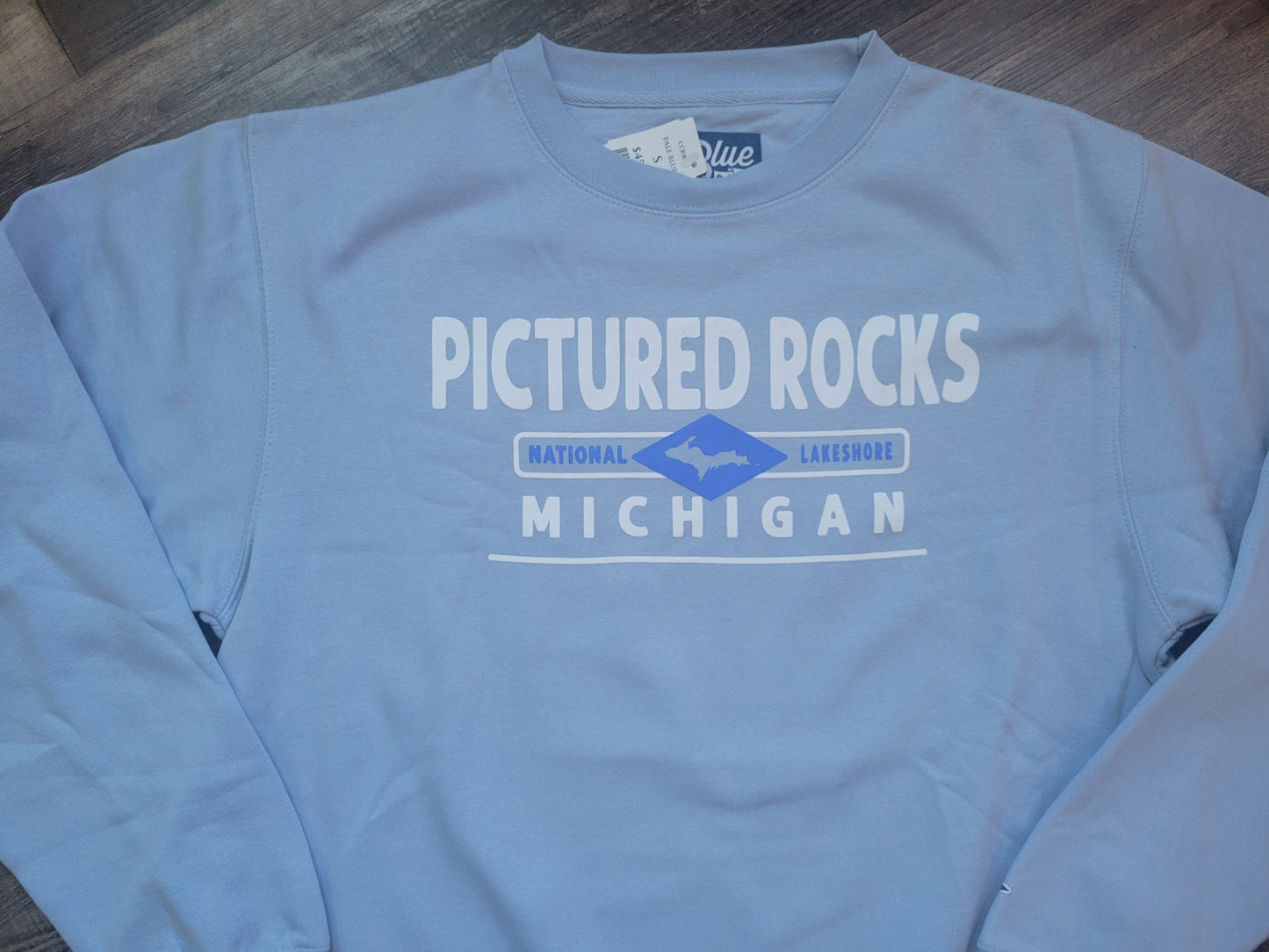 crew sweatshirt - light blue or pistachio green color