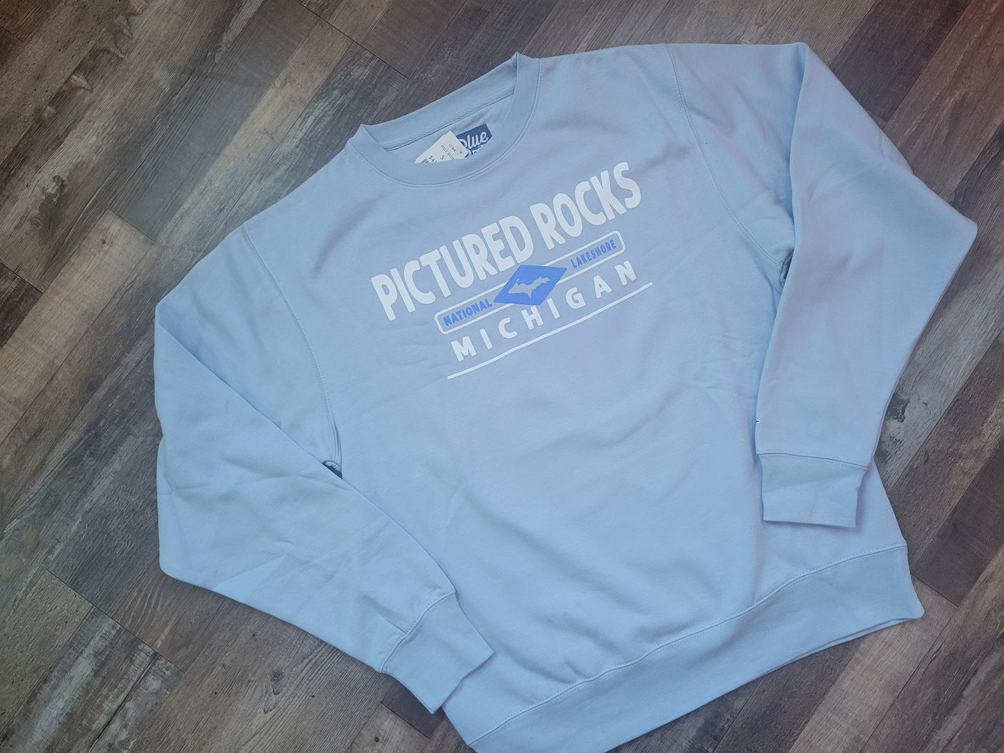 crew sweatshirt - light blue or pistachio green color