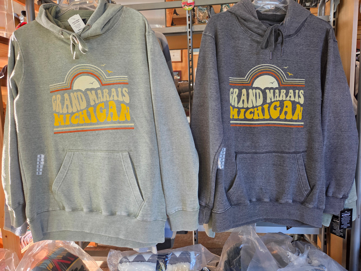 Groovy burnout wash hoodie