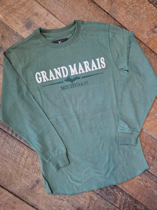 Alpine green sueded Long sleeve