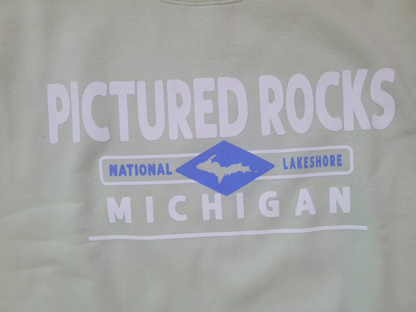 crew sweatshirt - light blue or pistachio green color