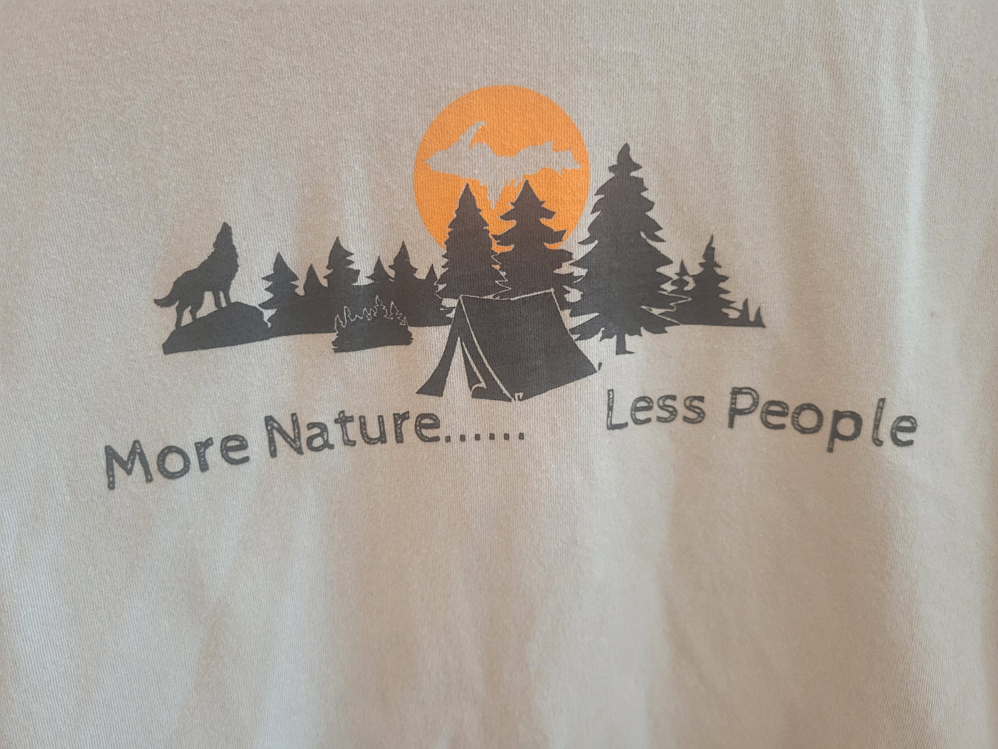 More nature short sleeve light grey