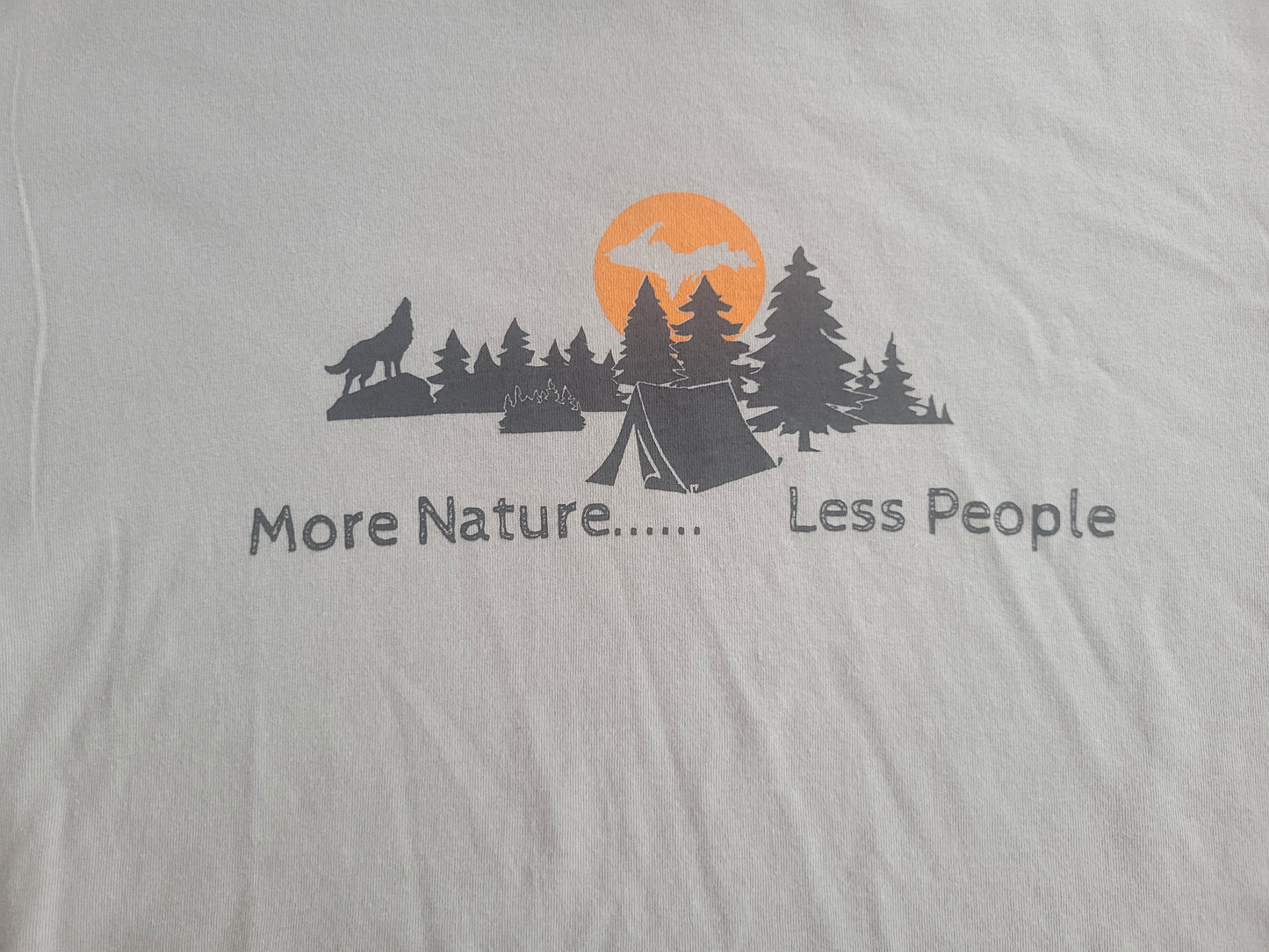 More nature short sleeve light grey