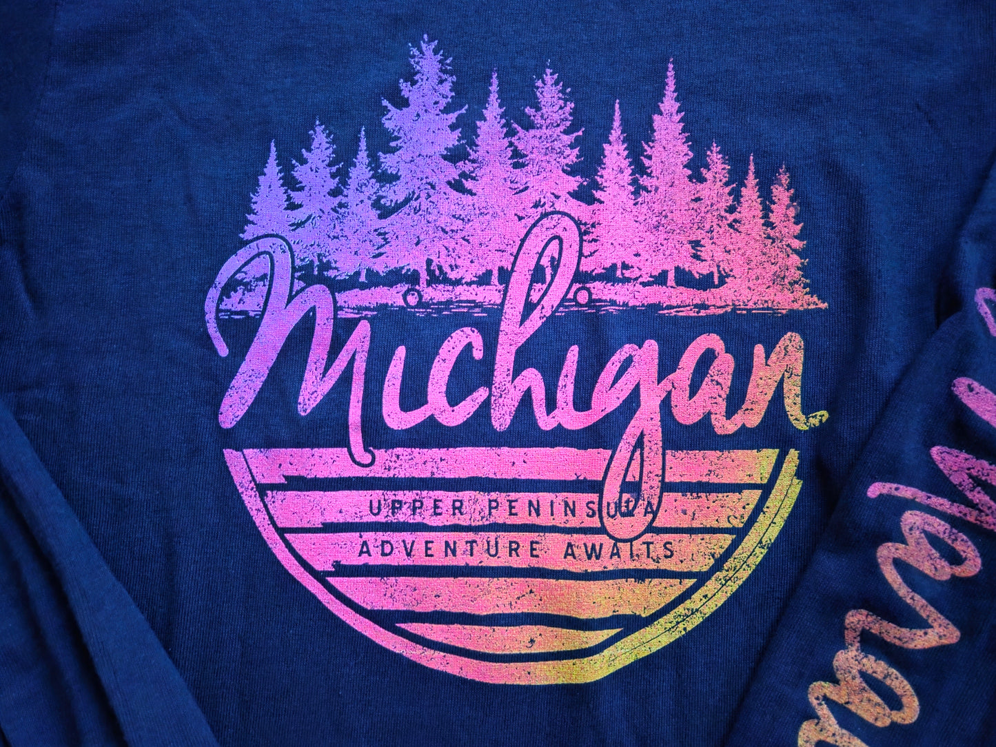 Long sleeve t shirt - navy or white