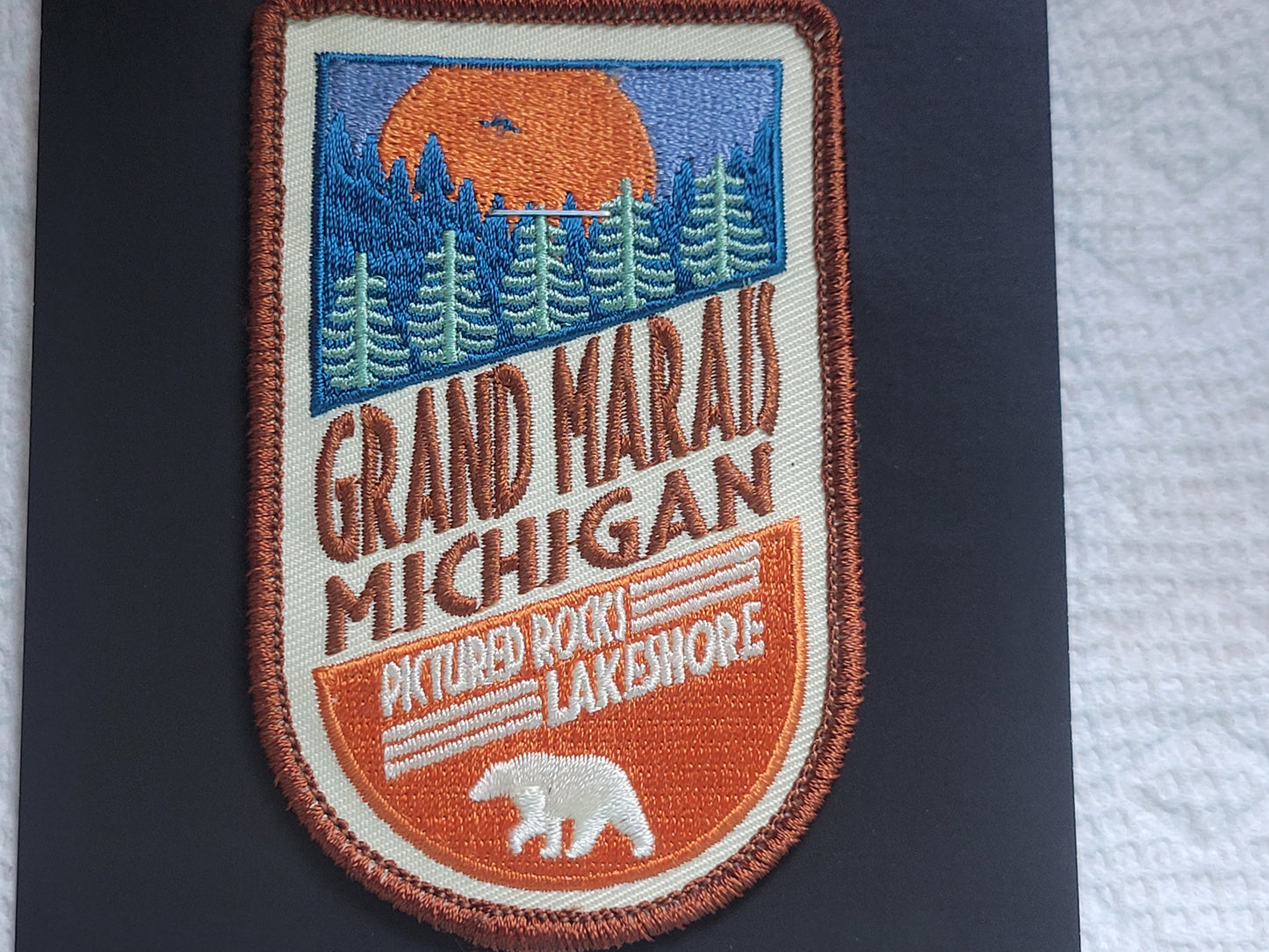 Embroidered patches Grand Marais