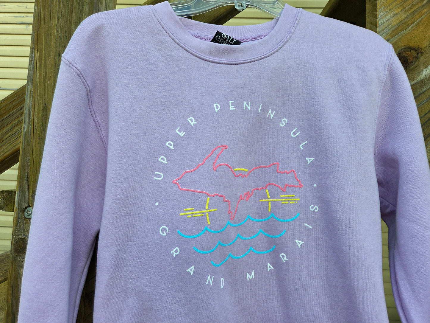 Crew neck sweatshirt - peach or lavender