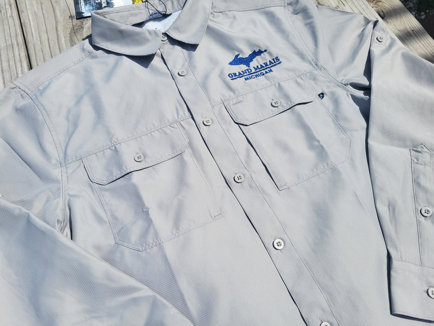 Lightweight utility shirt - Light Gray