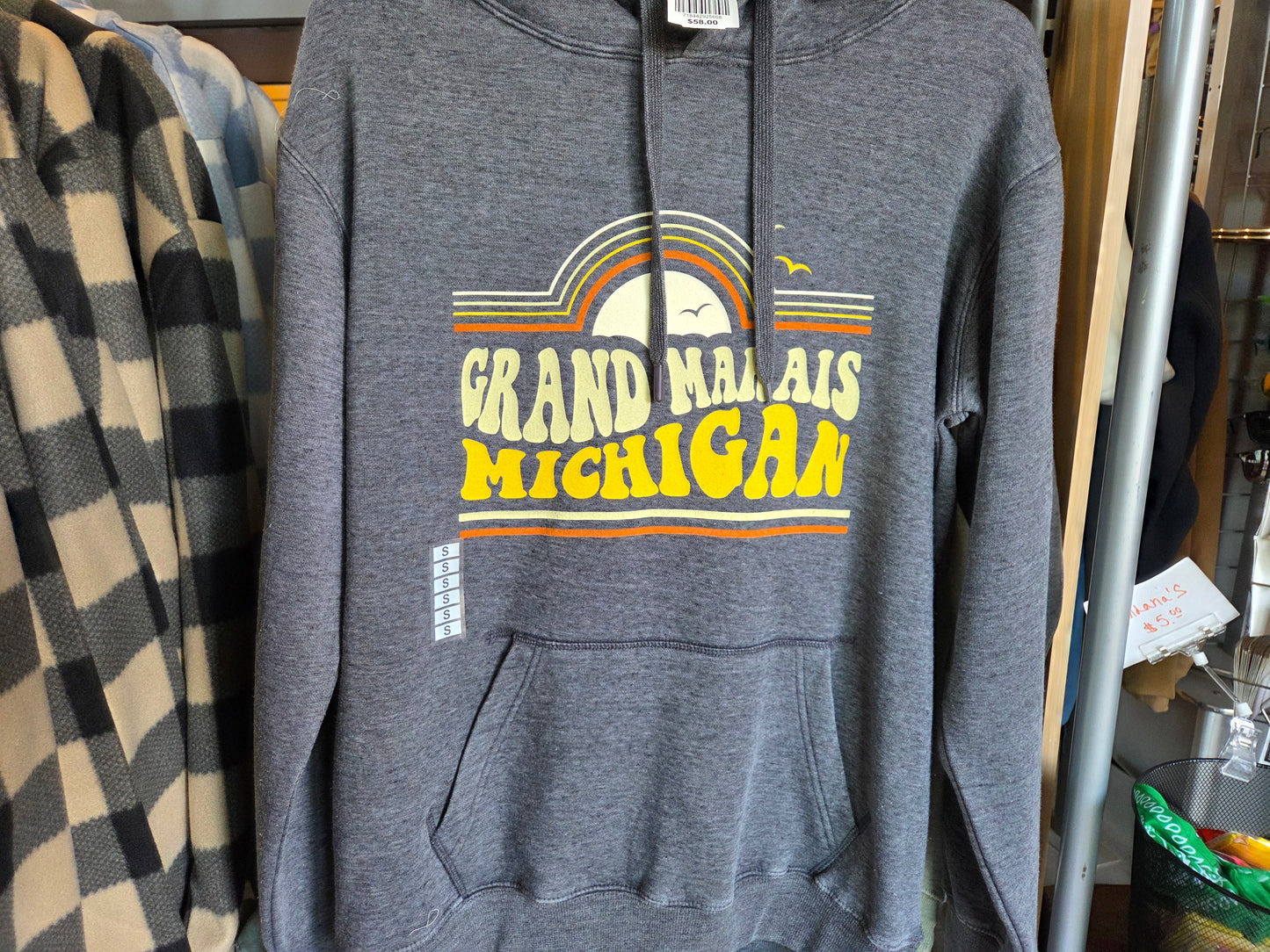 Groovy burnout wash hoodie
