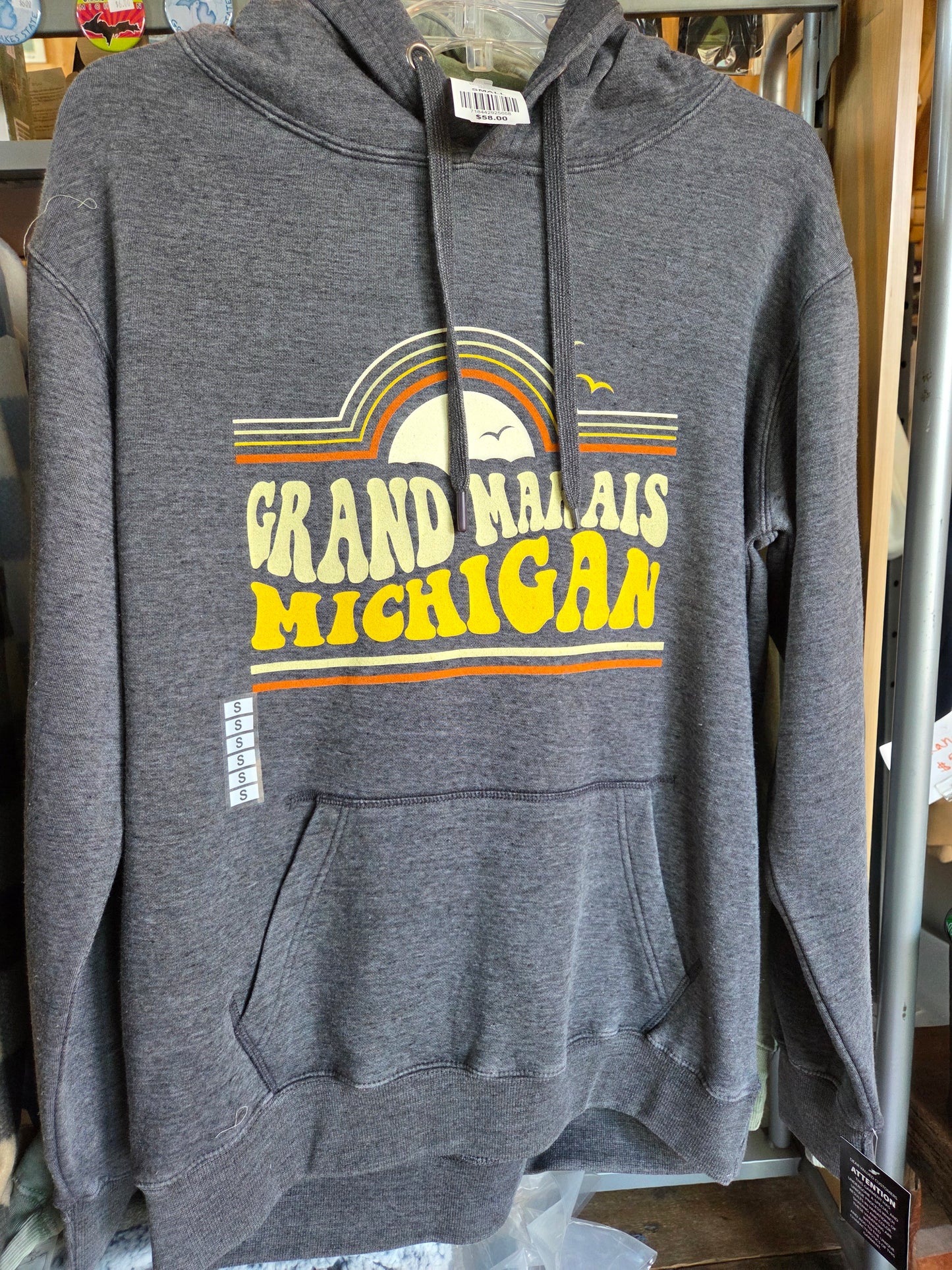 Groovy burnout wash hoodie