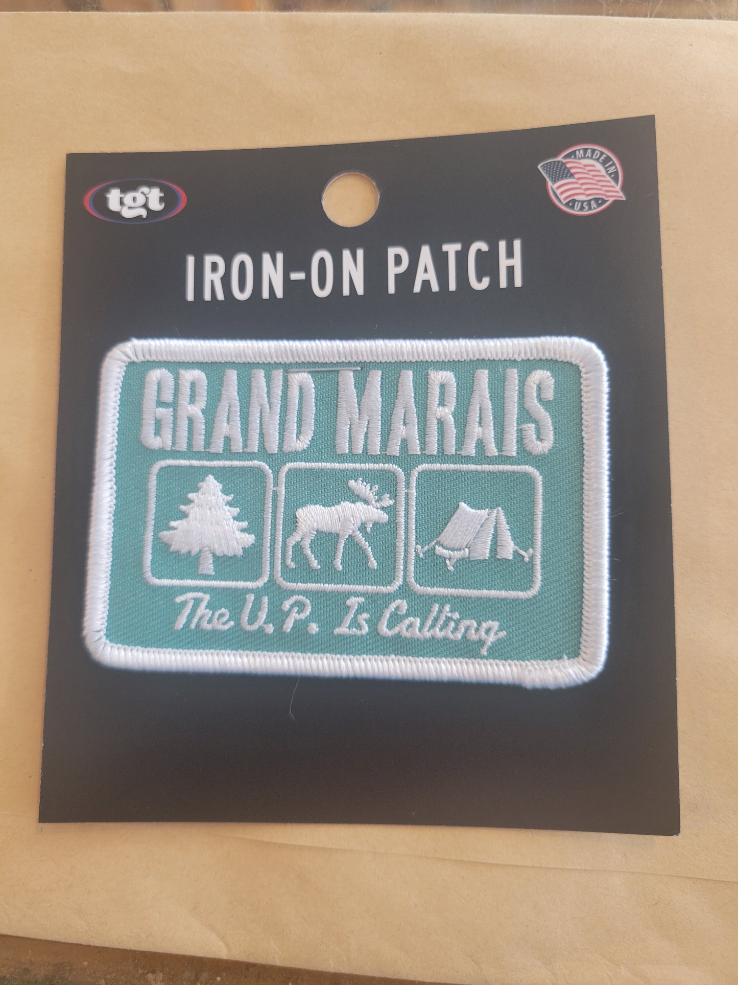 Embroidered patches Grand Marais