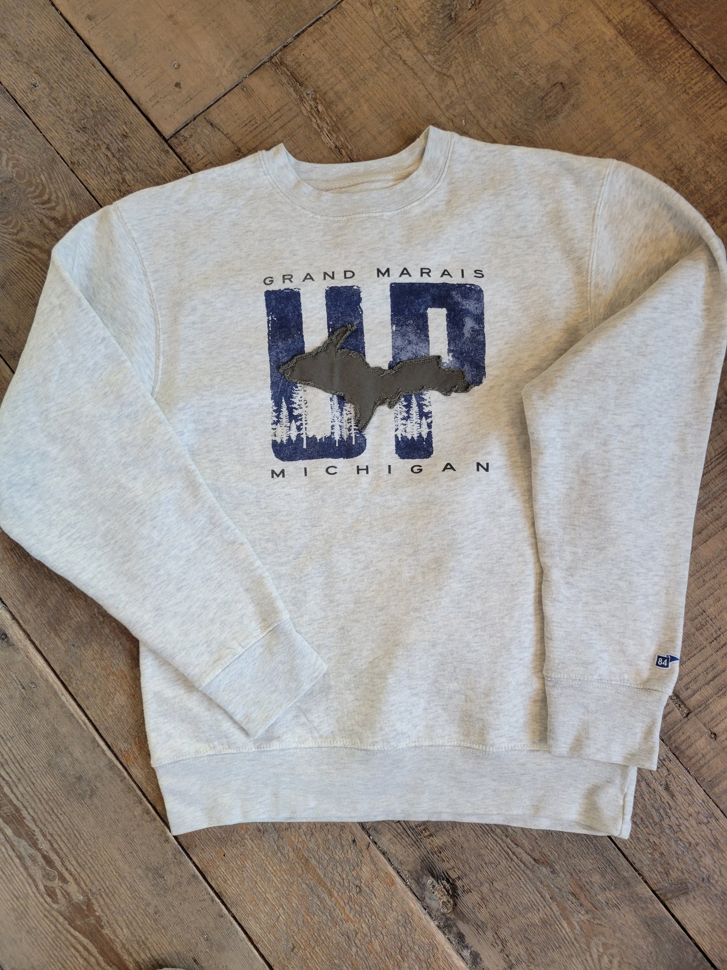 Crew sweatshirt - distressed U.P