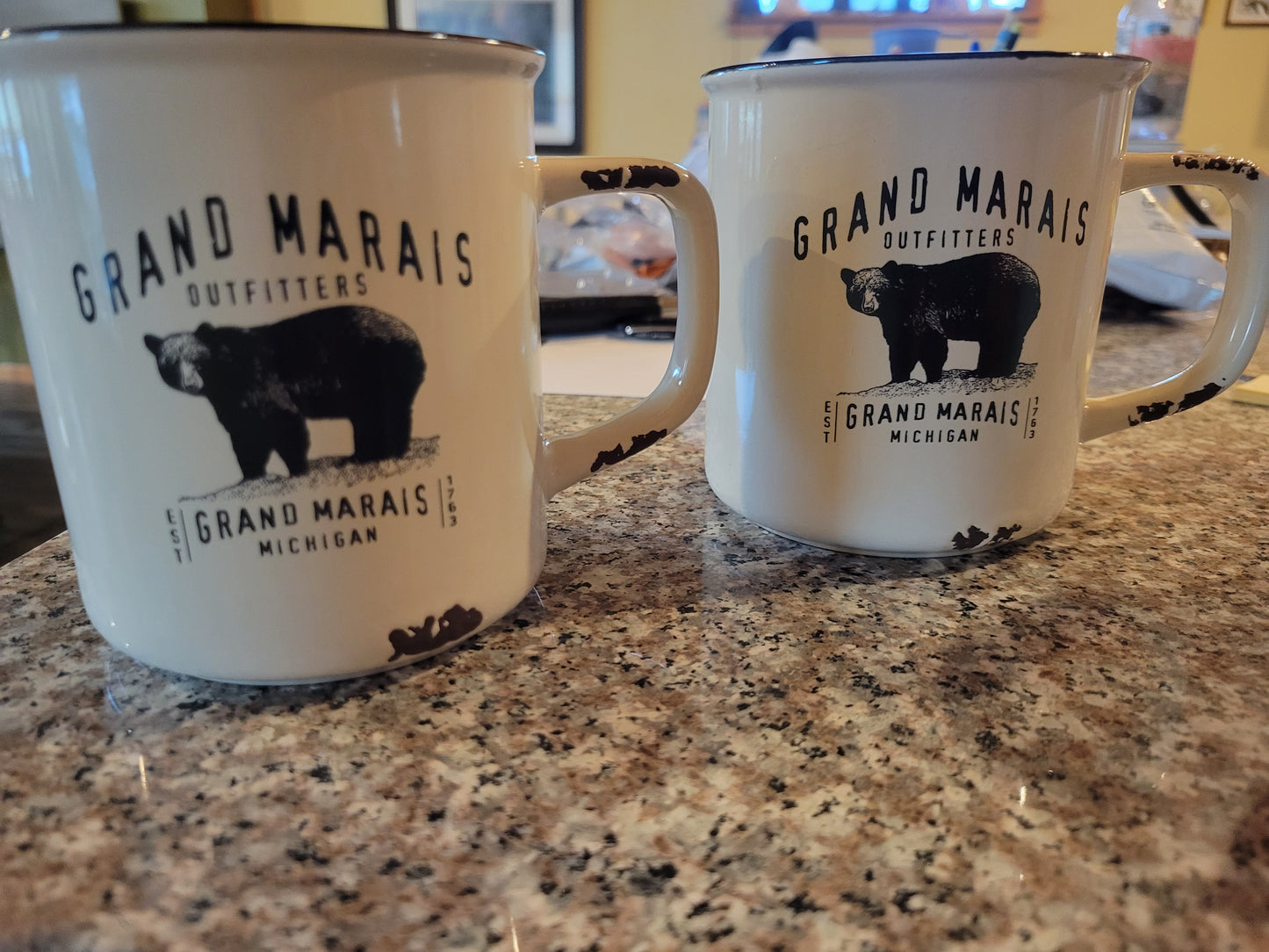 Ceramic Mug with Grand Marais Bear