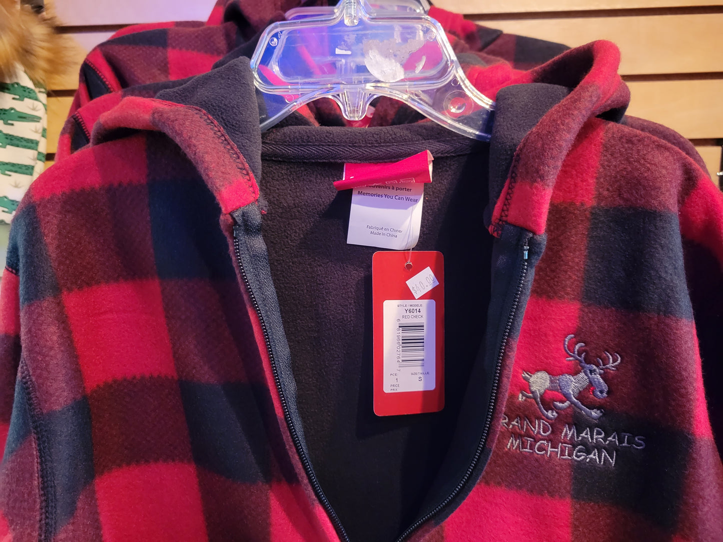 Youth Buffalo Plaid Coat